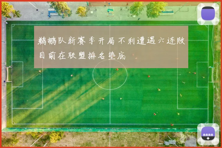 鹈鹕队新赛季开局不利遭遇六连败目前在联盟排名垫底